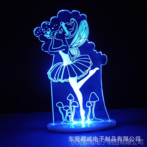 3d小夜燈 遙控小夜燈 led創意產品新奇特禮品家居充電臺燈